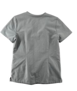 FIGS Technical Collection Women’s XS Gray V-Neck Scrub Top Two Pocket
